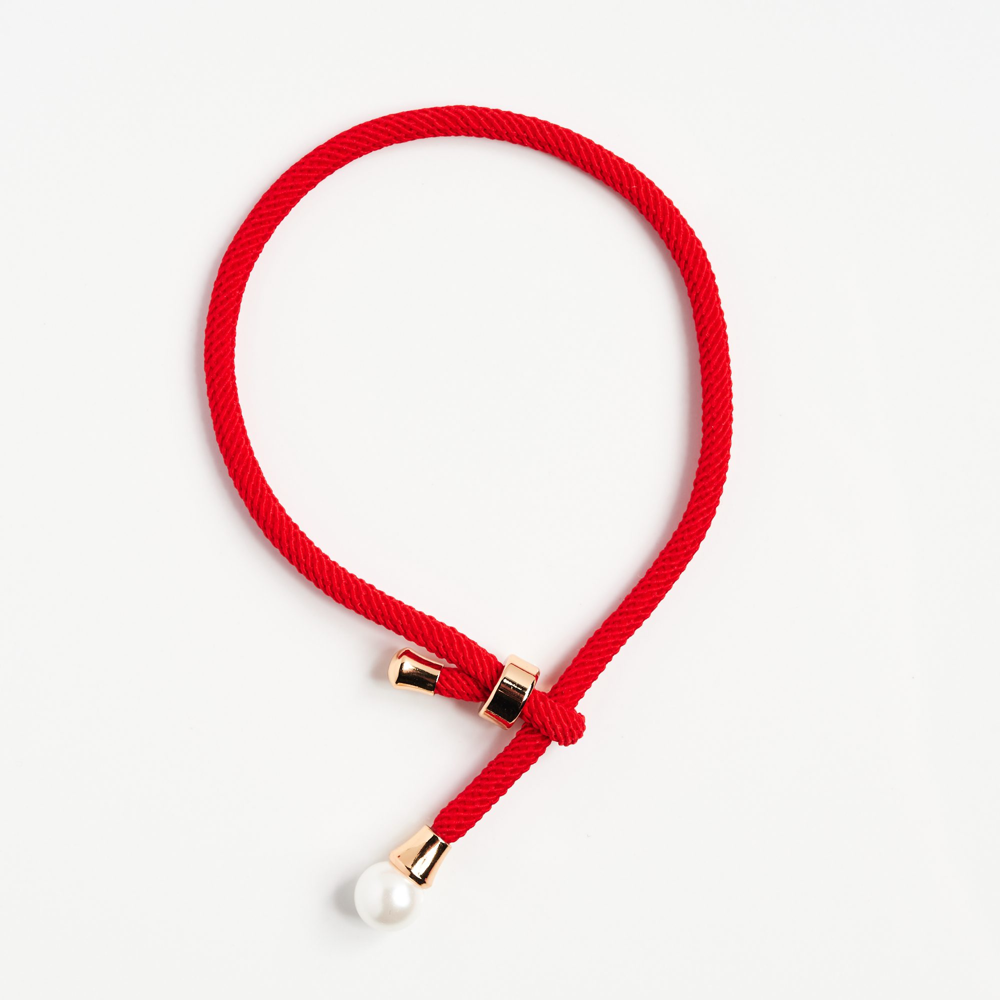 ONE LOVE - red protective thread with an acrylic pearl, set for girlfriends - Image 2