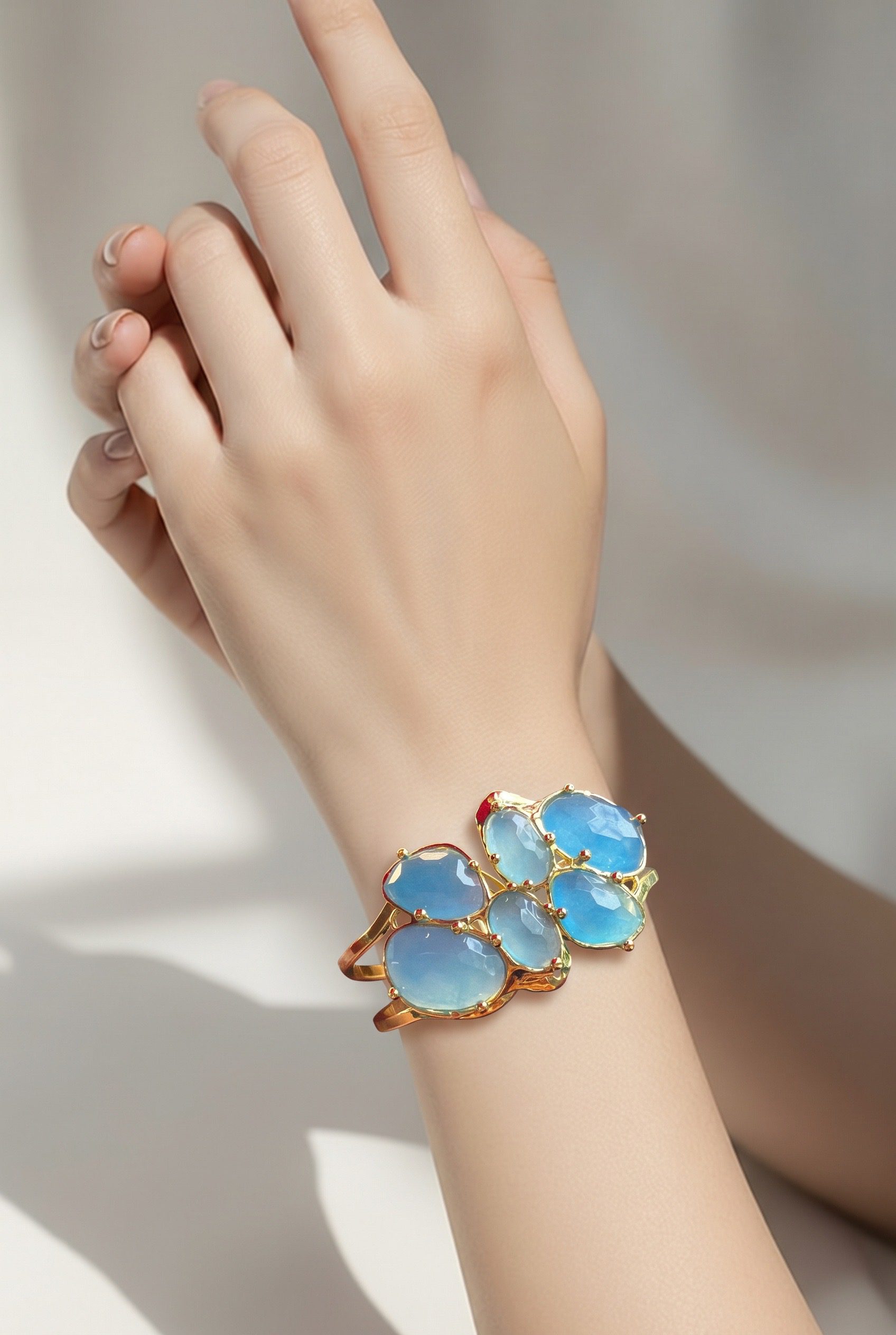 Aquamarine Caramello Bracelet