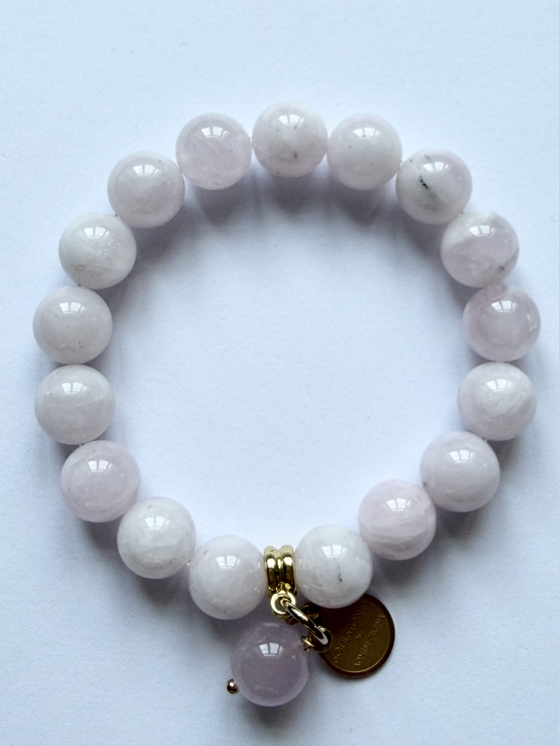 Rose Quartz Bracelet, 15 cm