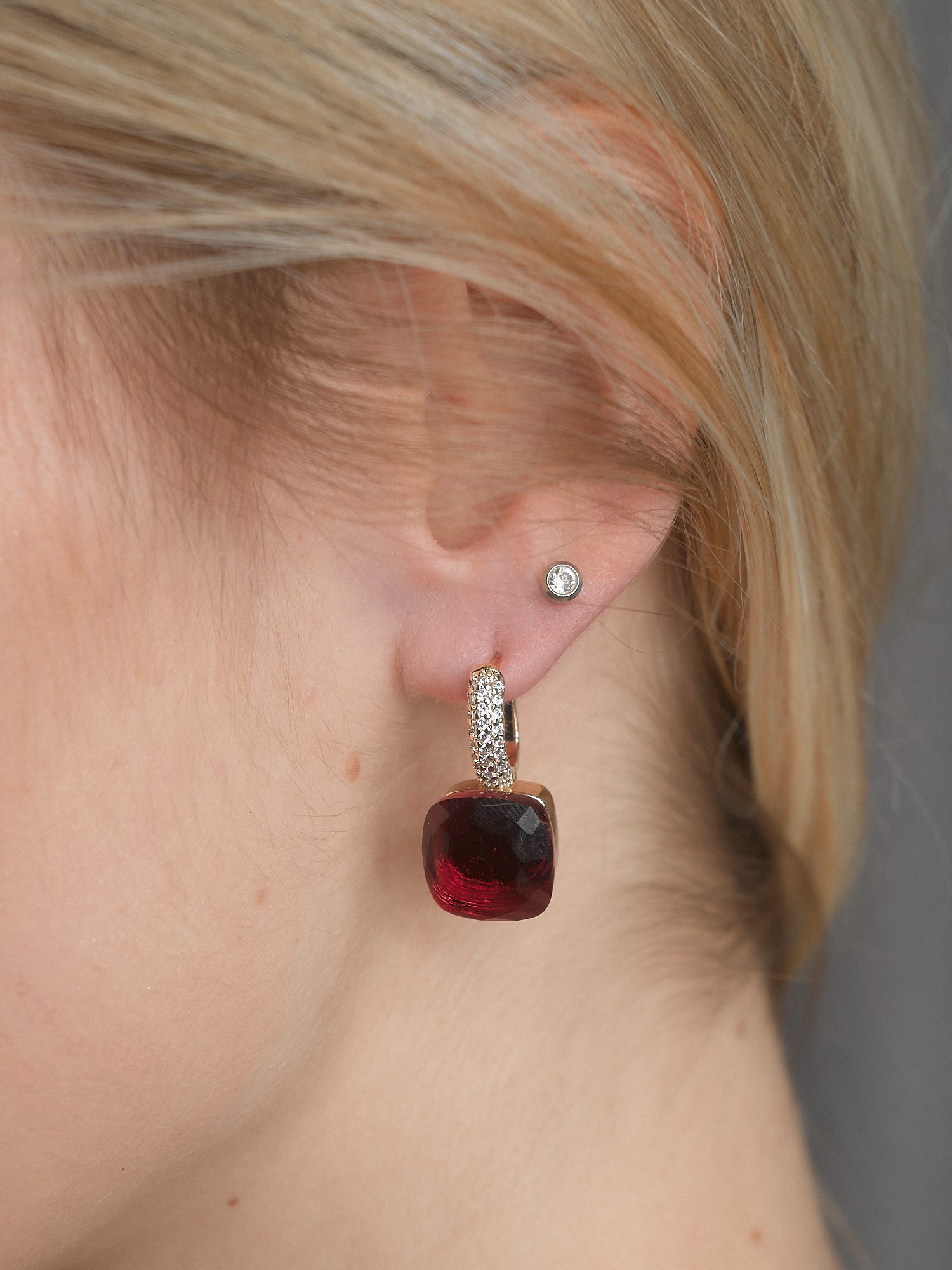 AMARONE crystal earrings