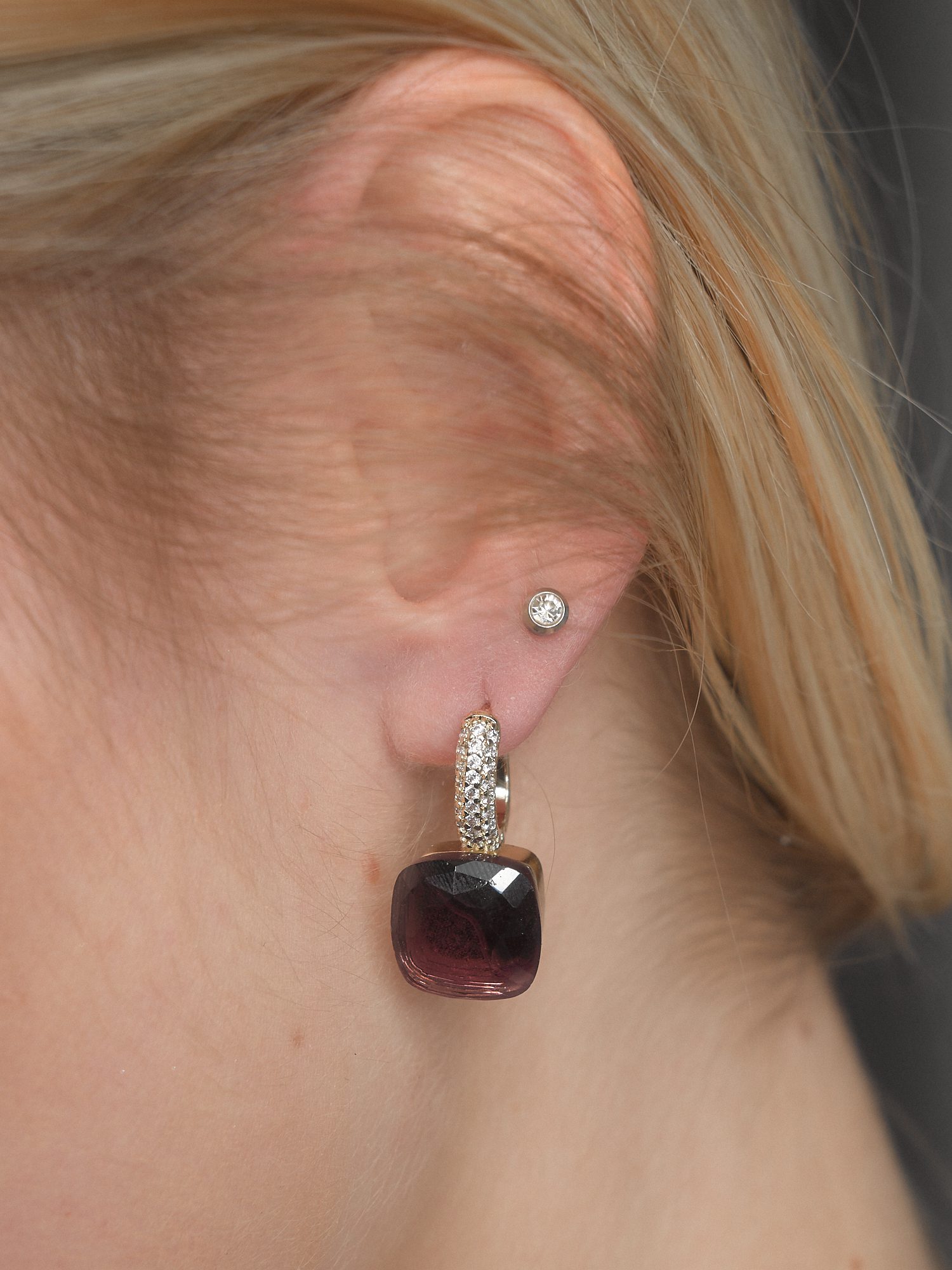 DZIĻI VIOLET crystal earrings