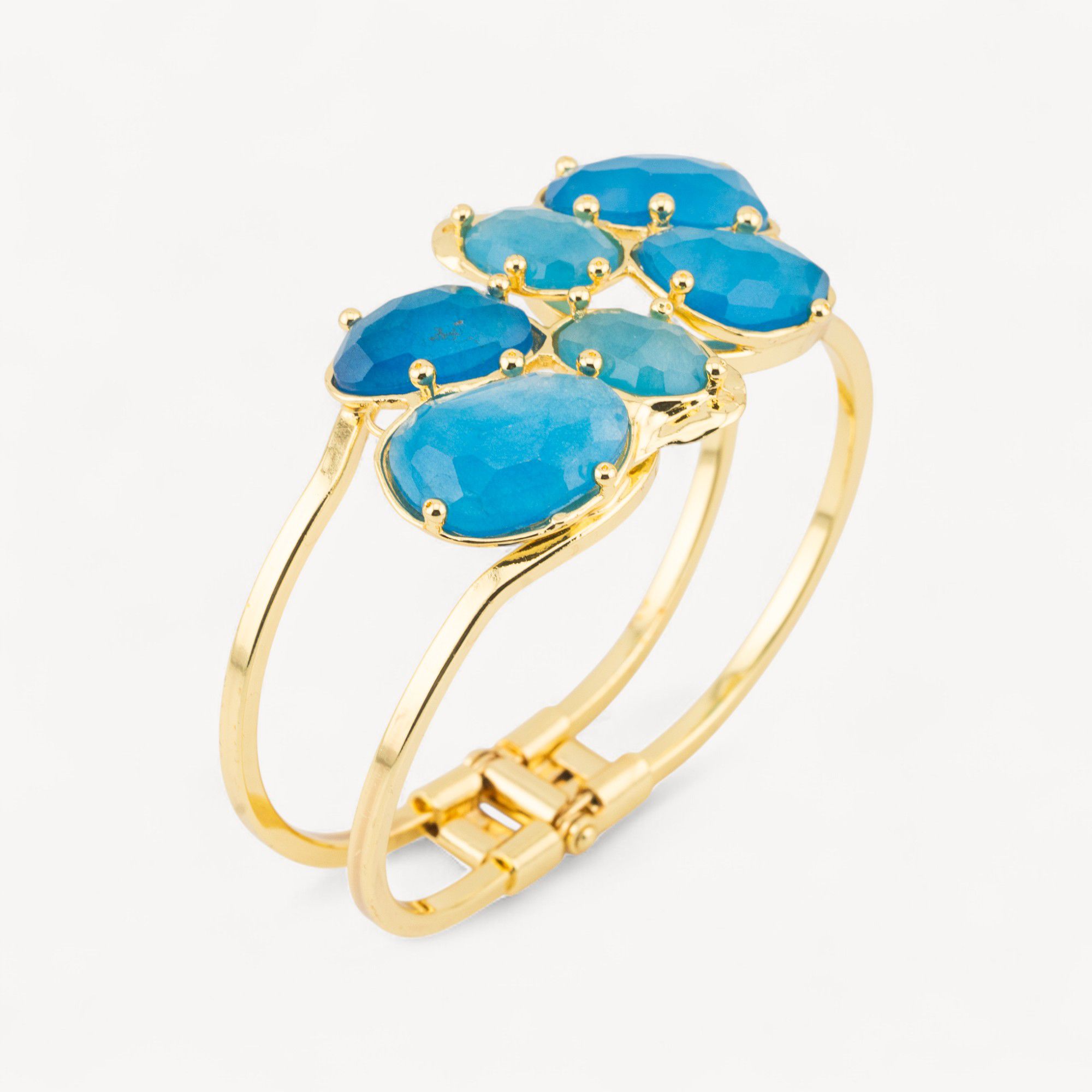 Blue Agate Caramello Bracelet