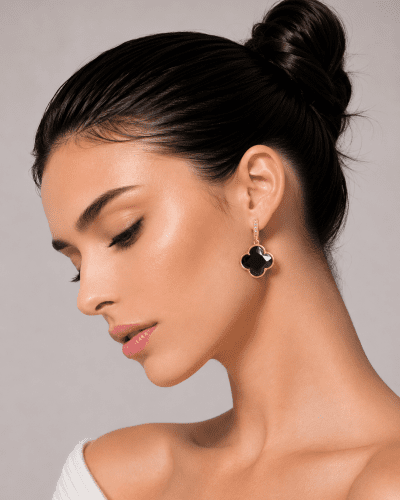 ROYAL SOUL Black Onyx Earrings