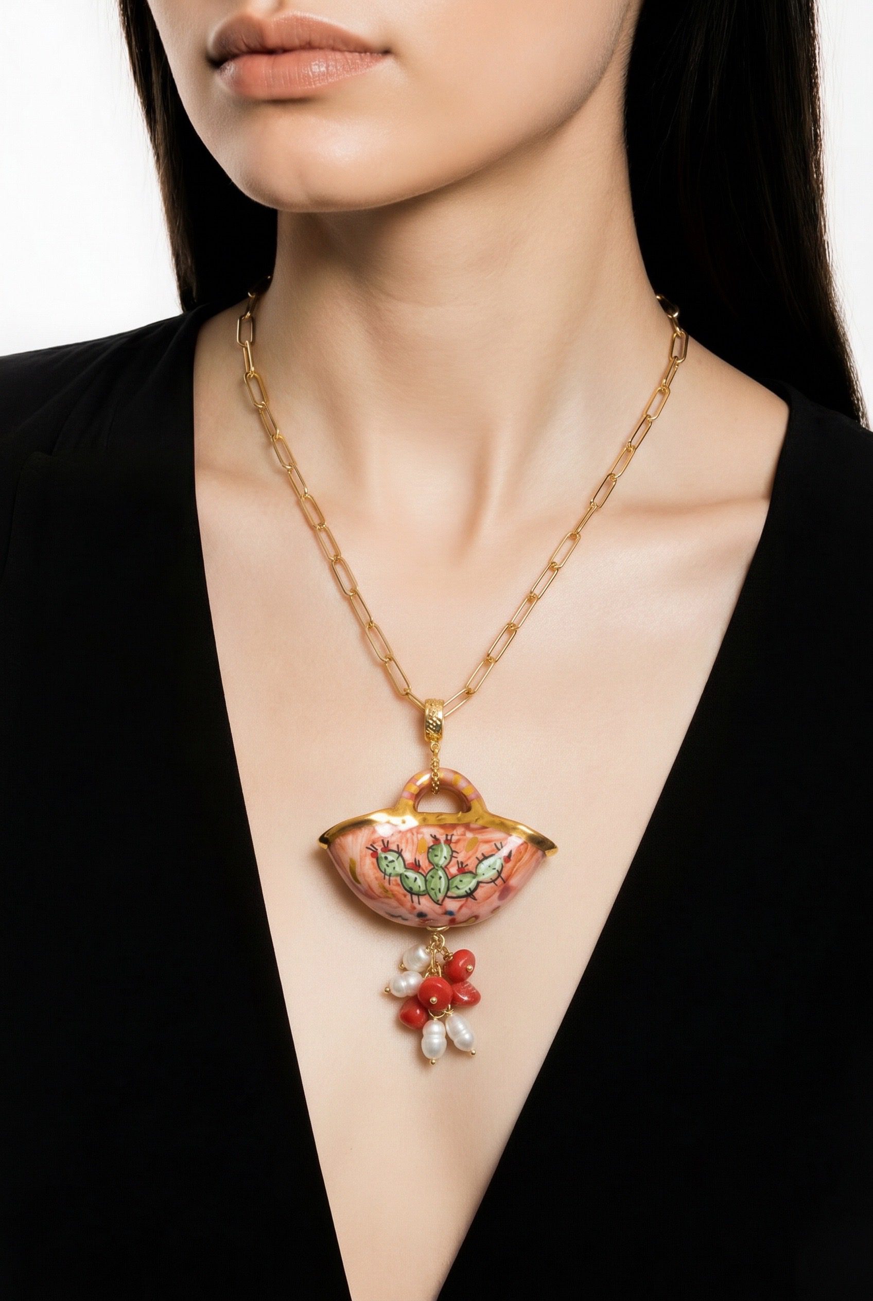 PRE ORDER 15.07. Sicīlijas keramika ,,Soma" medaljons