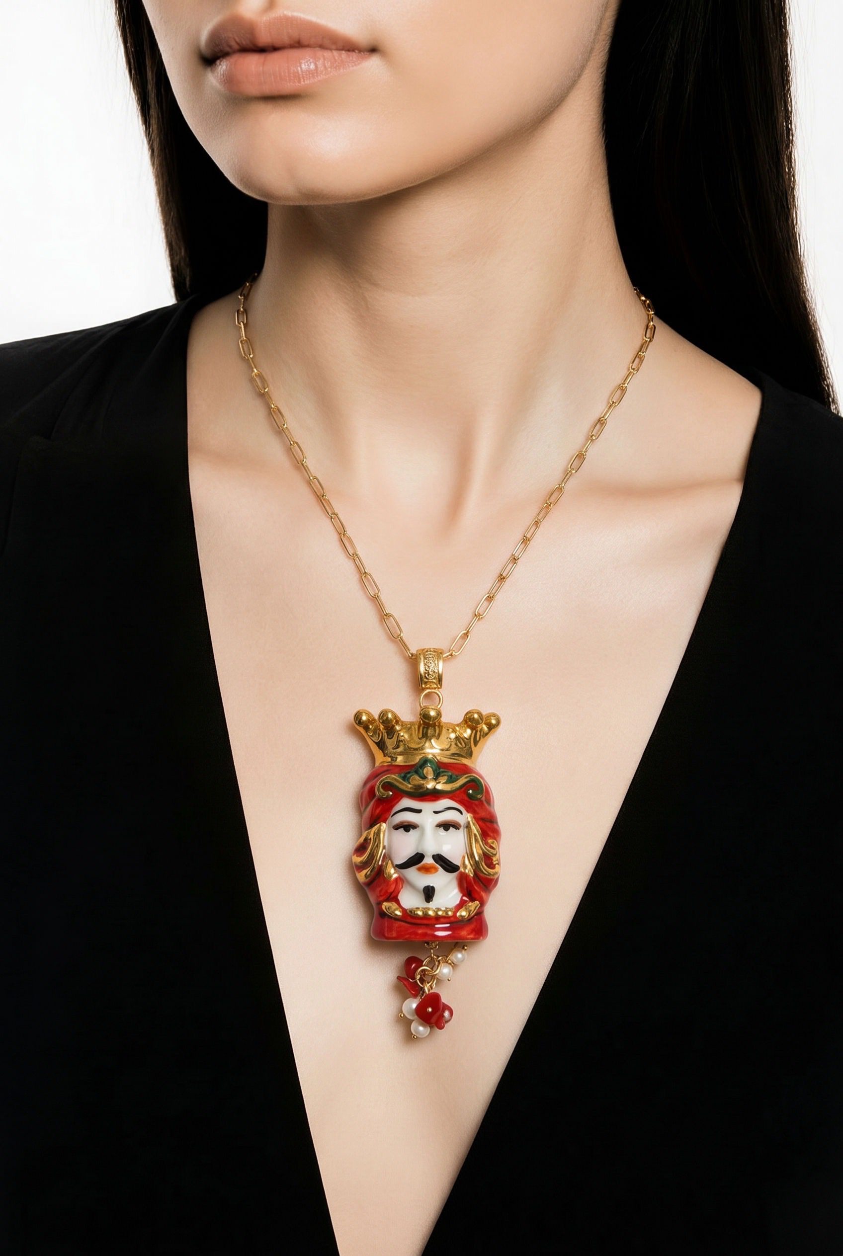 Sicīlijas keramika ,,Karalis" medaljons