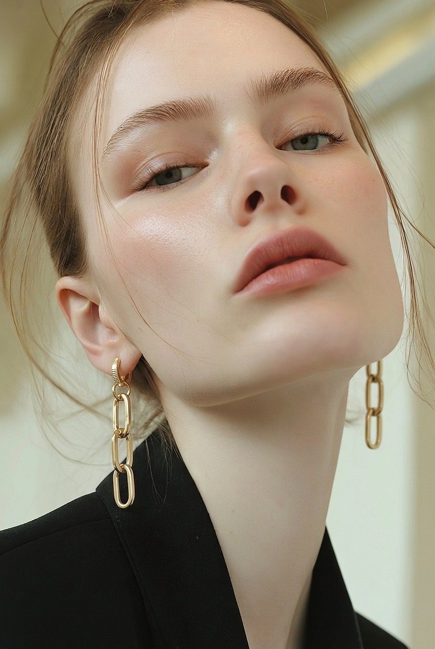 Chain Me Free chain earrings, 3-piece set