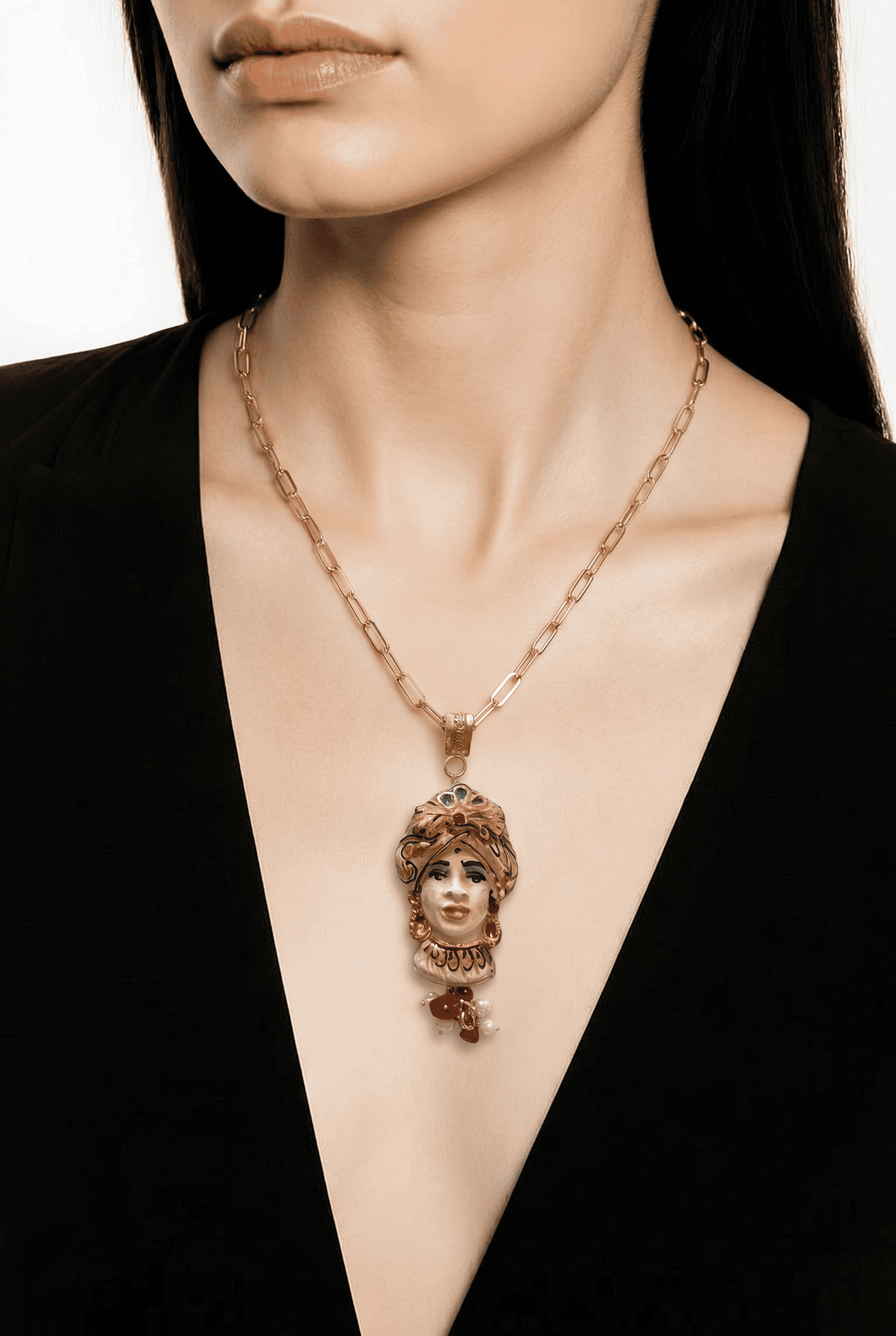 PRE ORDER 15.07. Sicīlijas keramika ,,Dāmas" medaljons