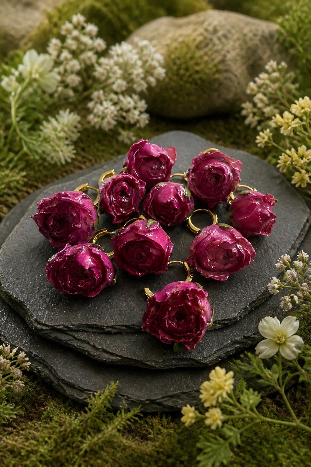 PRE ORDER 10.09. Rose Viva auskari - Image 2