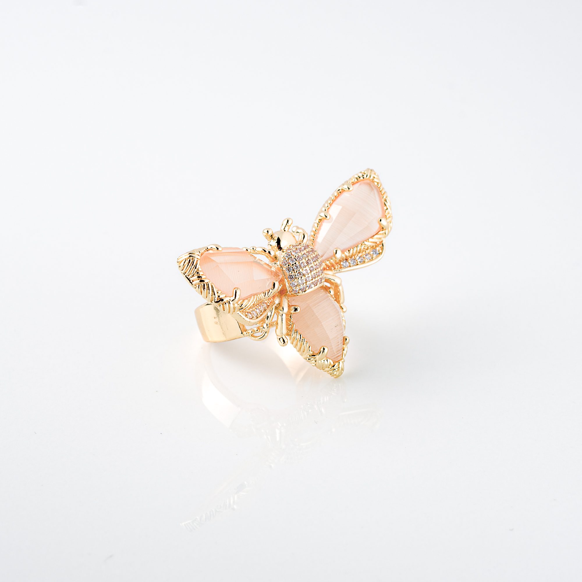 PRE ORDER 10.08. NUDE kaķacs bites gredzens 31x45mm