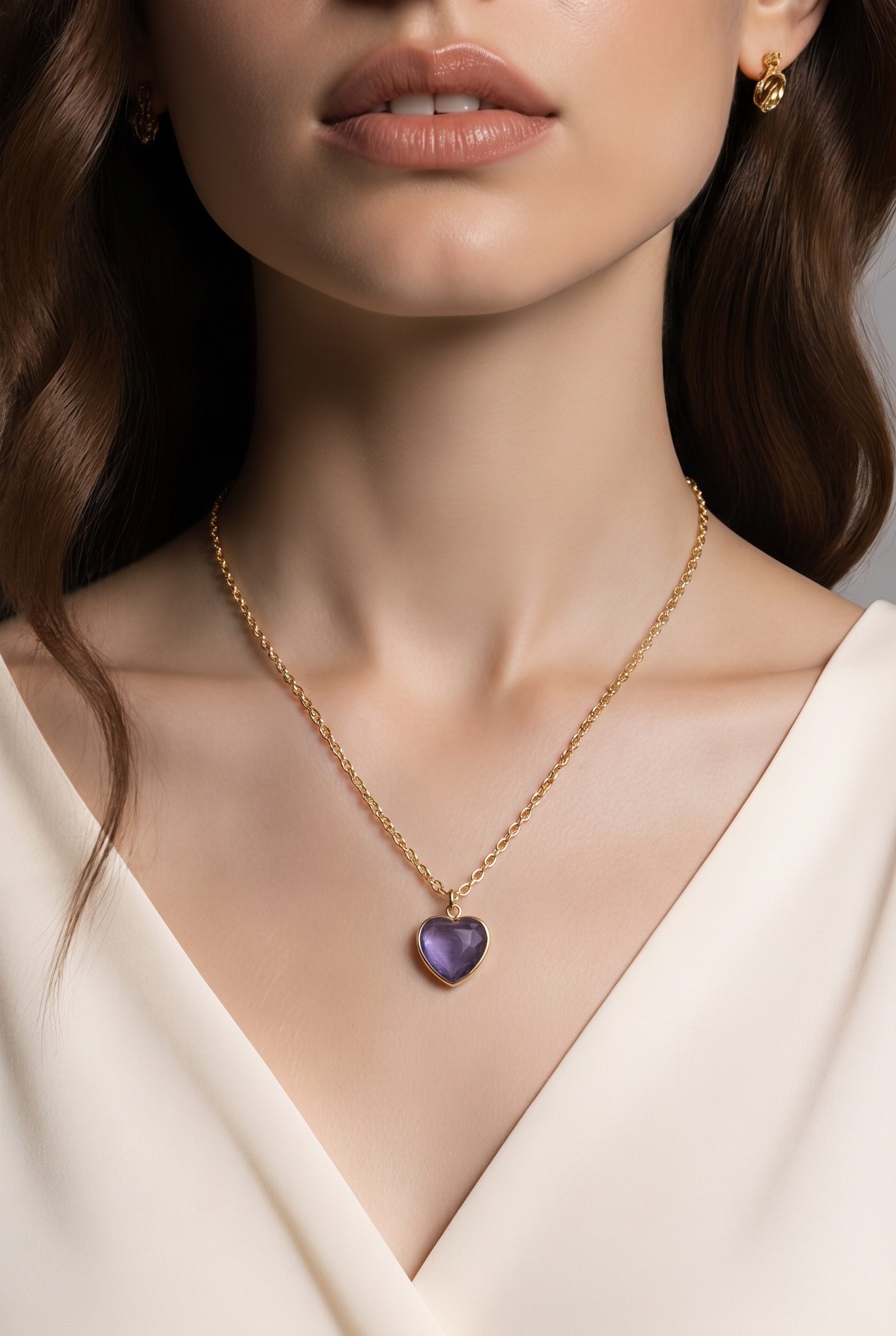 Sirds medaljons baklažāns “Cuore” - mazais