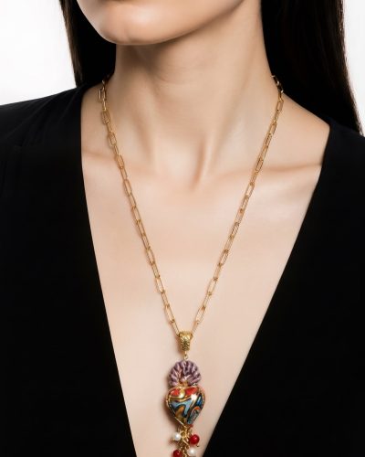 PRE-ORDER 10/31 Sicilian Ceramics "Hearts" Medallion